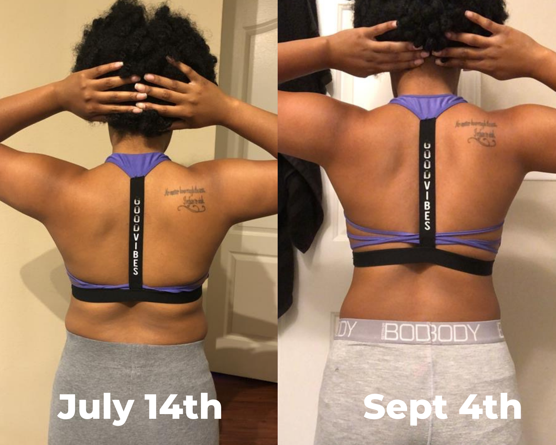 Kayla's transformation